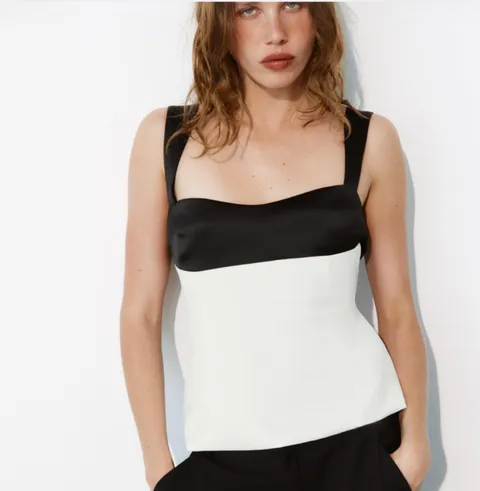 A Zara top spotted in a reel